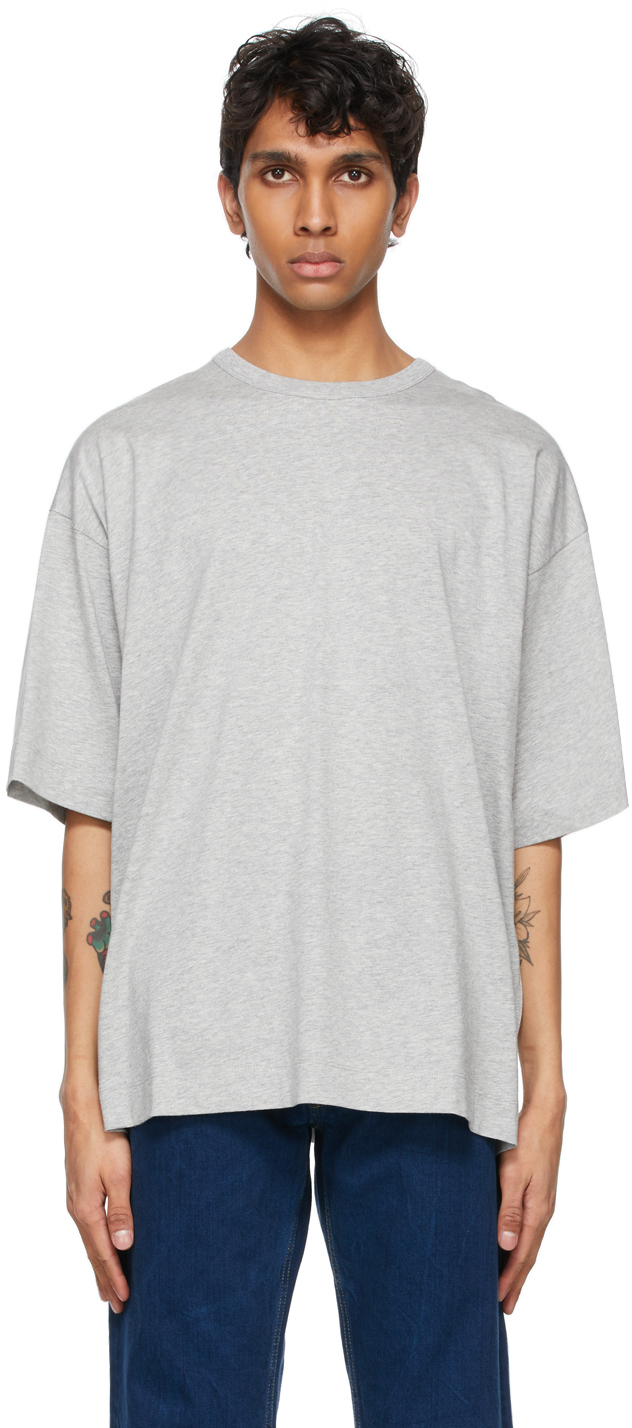 Dries Van Noten Grey Jersey T-Shirt