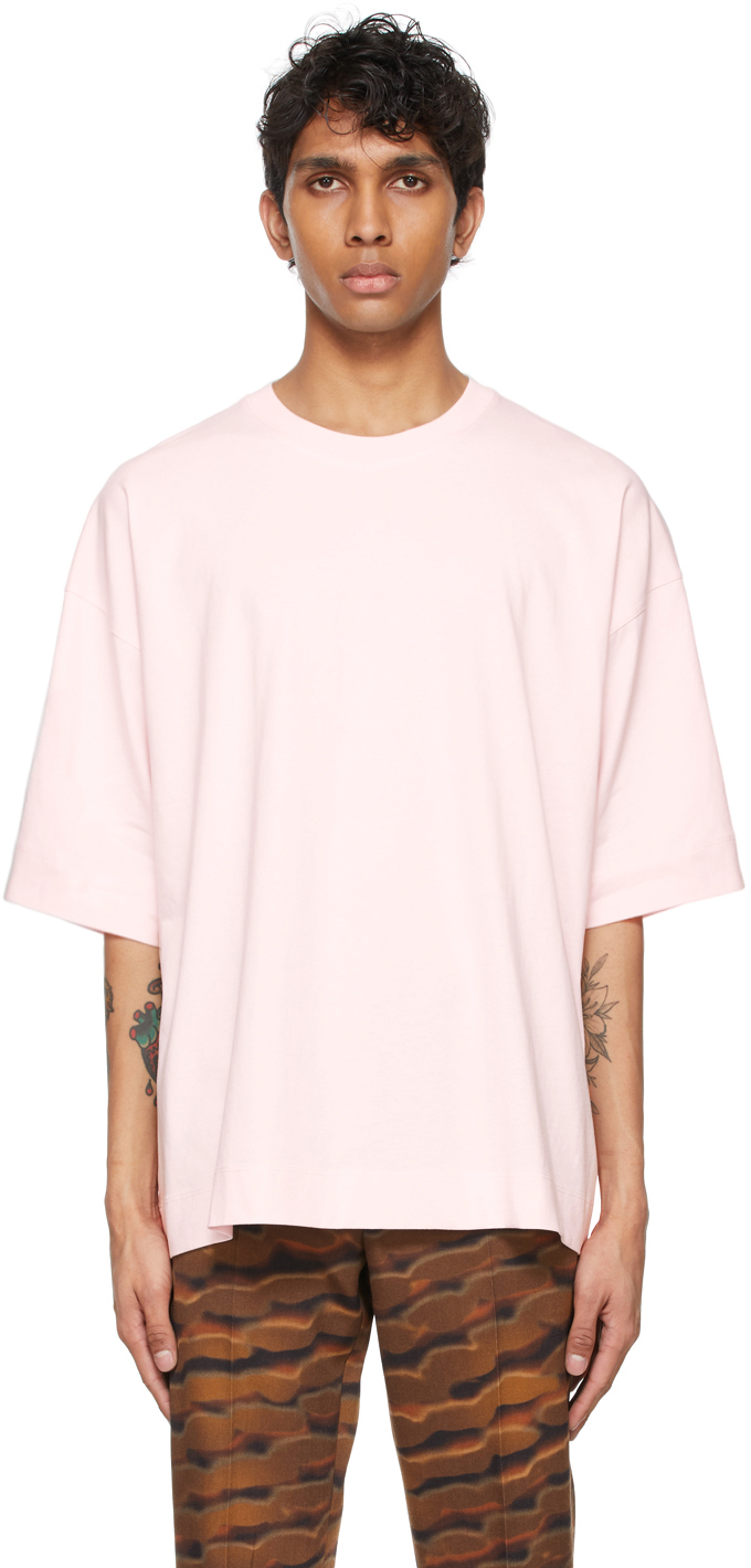 Dries Van Noten Pink Jersey T-Shirt