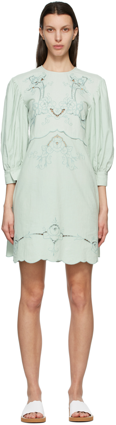 see by chloe embroidered dress