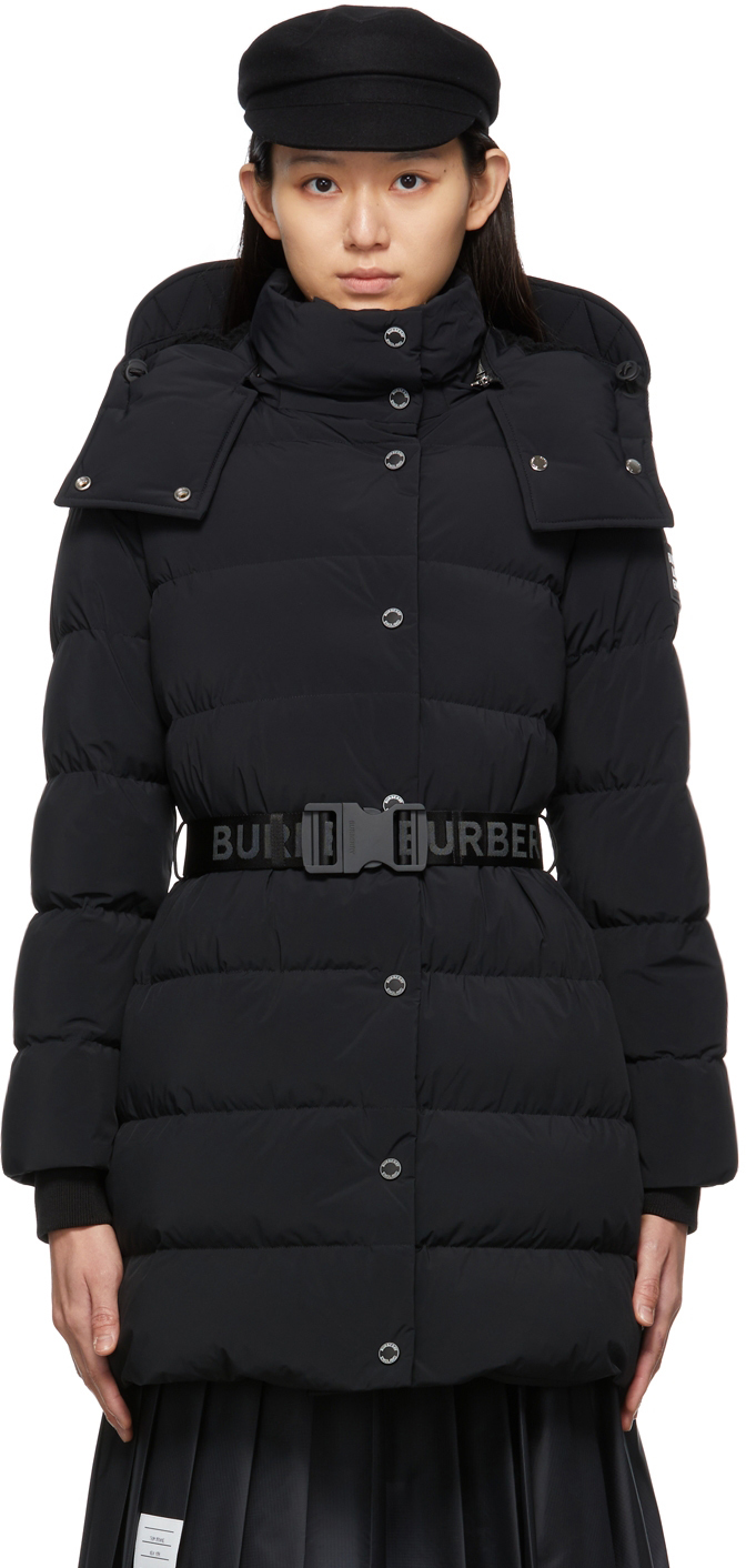 Burberry Black Eppingham Puffer Coat
