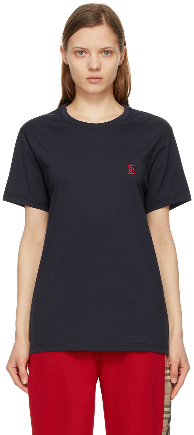 Ssense Donna Abbigliamento Top e t-shirt T-shirt T-shirt a maniche corte TB Monogram Parker T-Shirt 