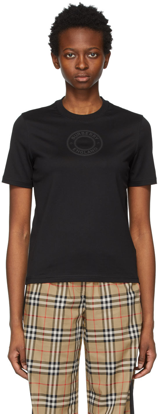 Burberry Black Jemma Logo T-Shirt