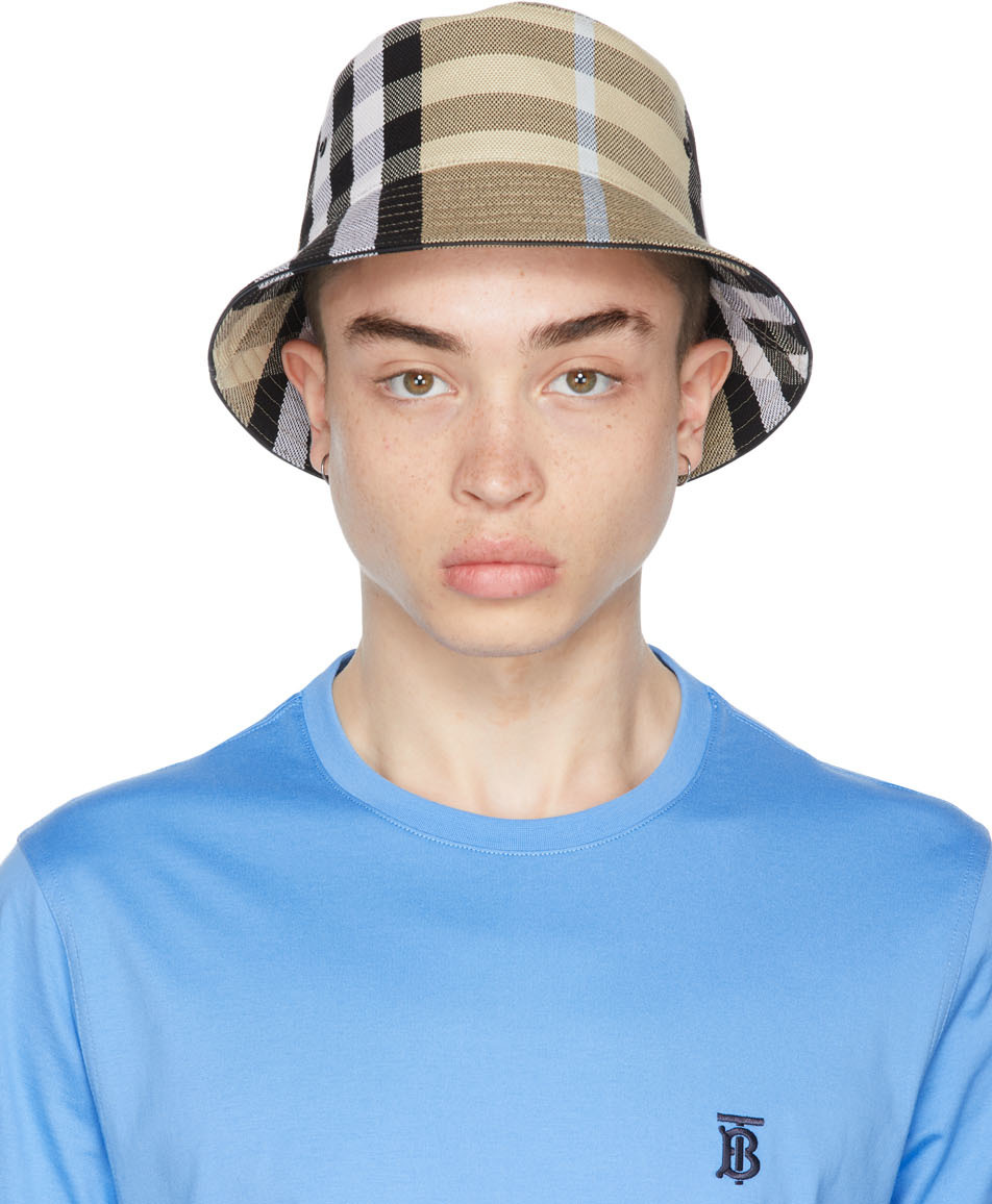 Beige Heritage Bucket Hat SSENSE Men Accessories Headwear Hats 