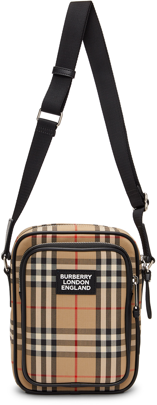 Burberry Beige Freddie Messenger Bag SSENSE Canada