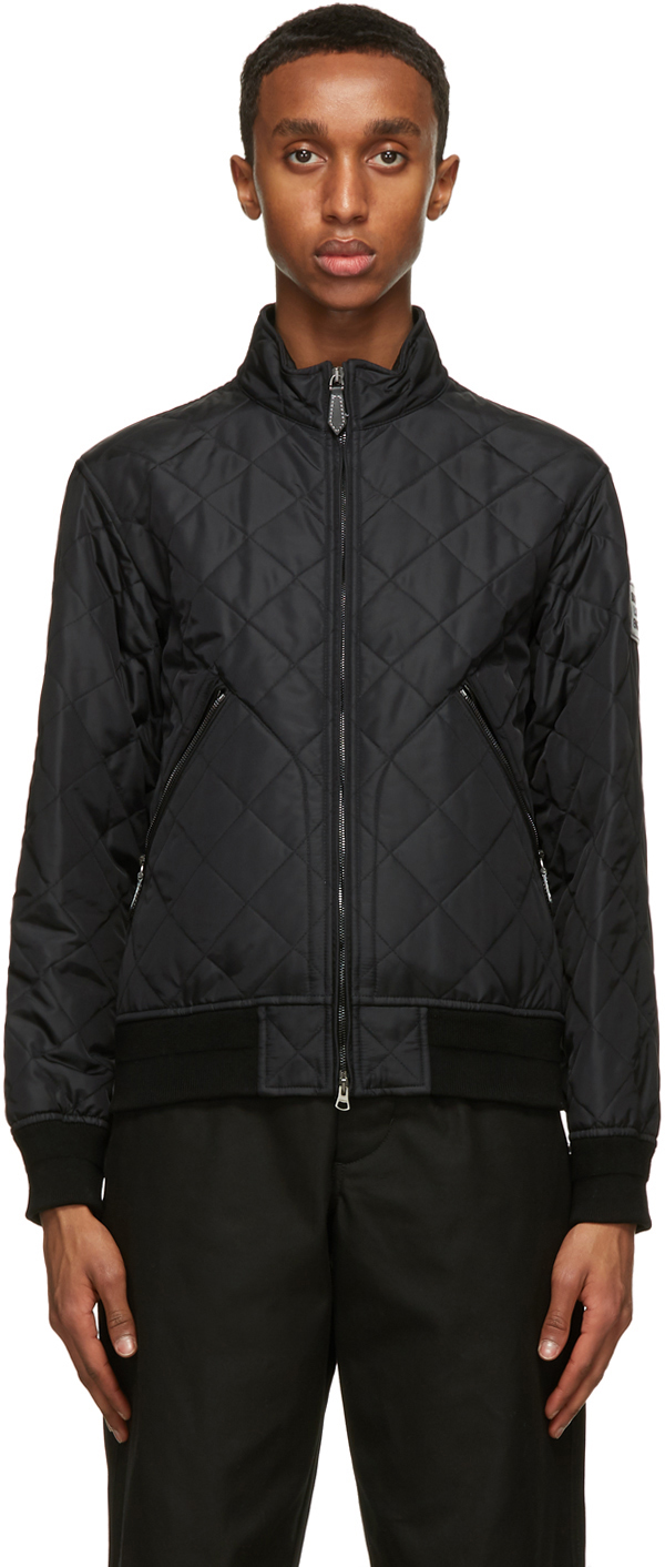 Burberry Black Nylon Quilted Jacket