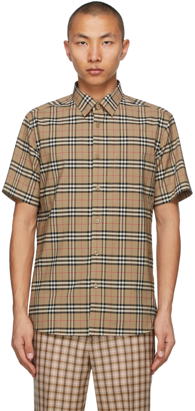 burberry shorts and shirt set