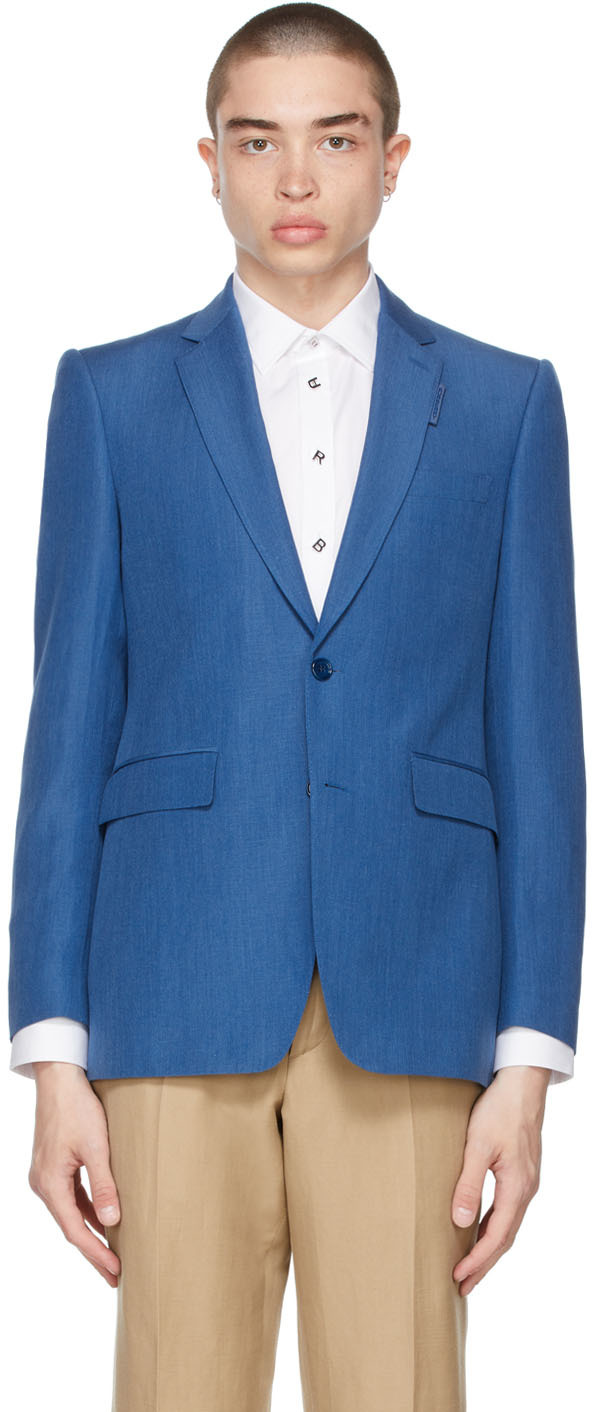 burberry blue blazer