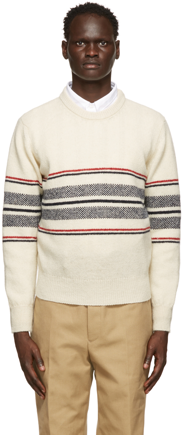 Browned off. Свитер Thom Browne. Iconic Cricket Sweater.