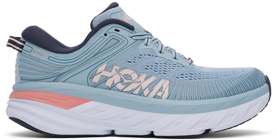 Hoka One One 蓝色 Bondi 7运动鞋 - 1110519-BFOB