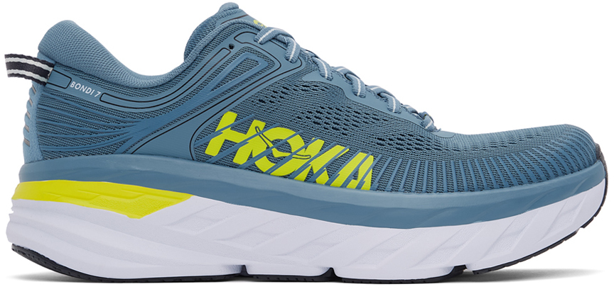 Hoka One One 蓝色 Bondi 7 运动鞋 - 1110518-PBCS