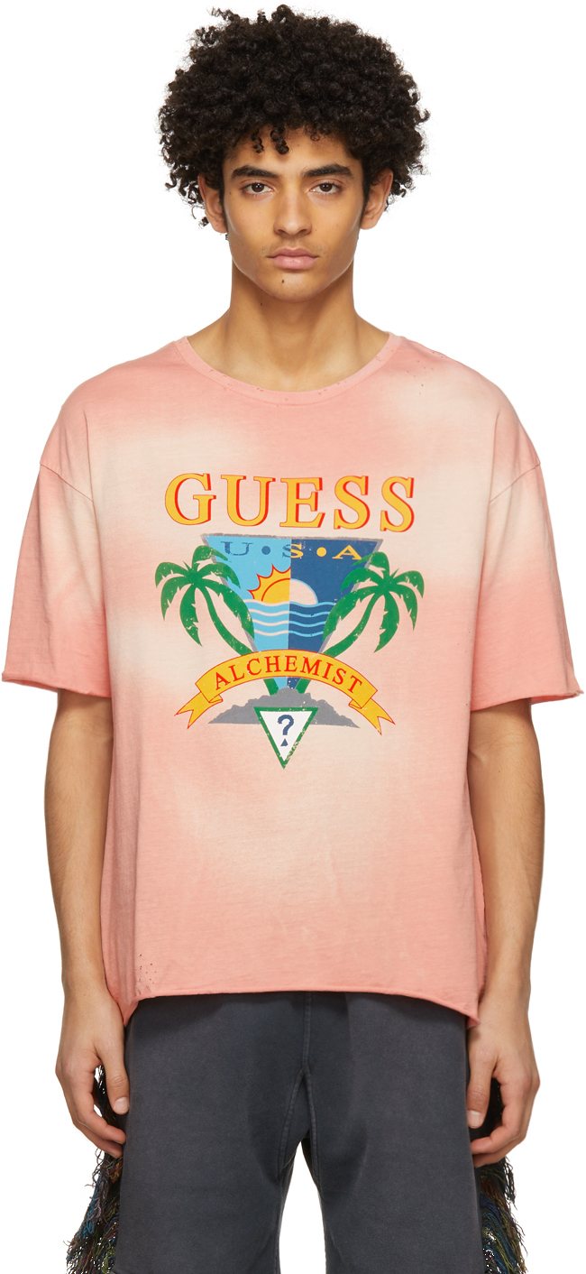 Alchemist Pink Guess Edition Logo T-Shirt