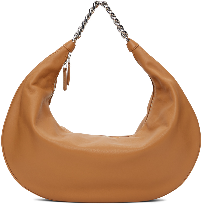 Tan Large Chain Sasha Bag