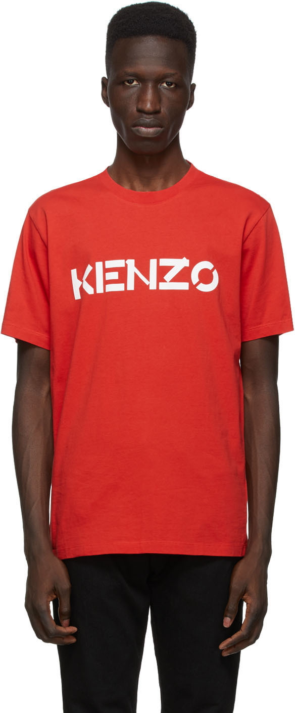 Kenzo: Red Classic Logo T-Shirt | SSENSE