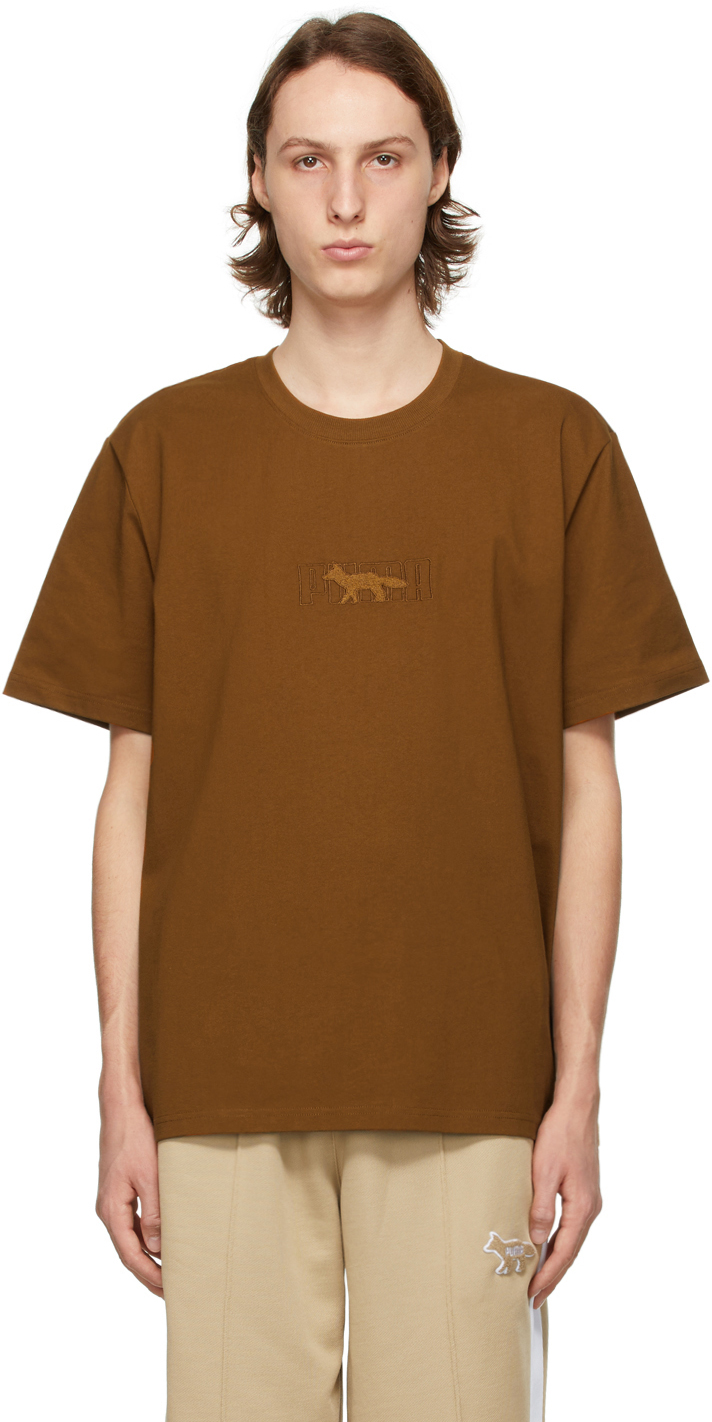 brown puma shirt