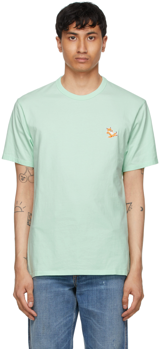 Green Chillax Fox Patch Classic T-Shirt