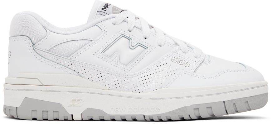 New Balance: White 550 Sneakers | SSENSE