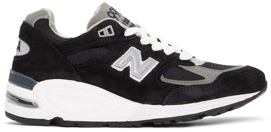 New Balance Black Made In US 990v2 Sneakers
