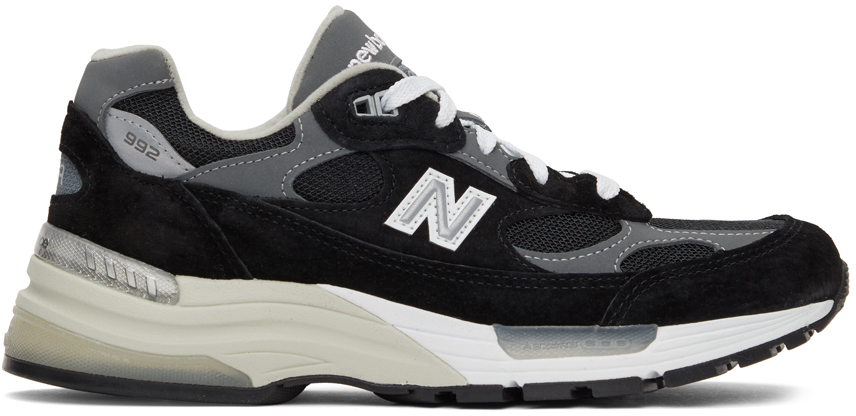 New Balance: Black & Grey Made in US 992 Sneakers | SSENSE UK