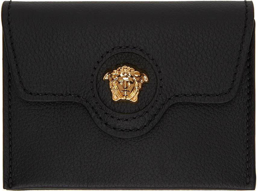 Versace Black 'La Medusa' Wallet