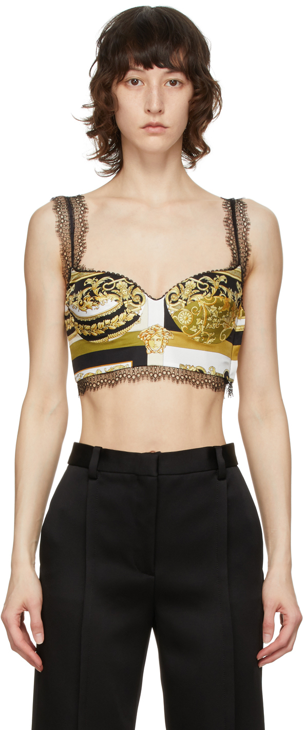 versace lace top