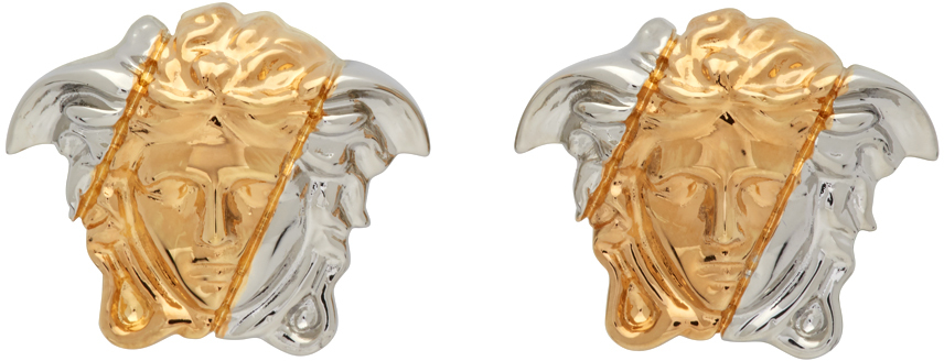 Gold & Silver Palazzo Dia Earrings