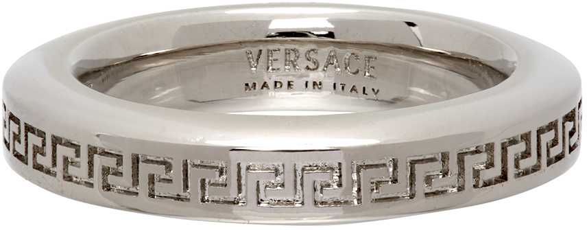 versace ring silver mens