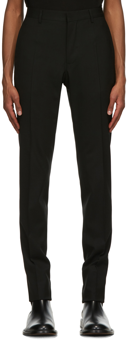 Versace: Black Formal Trousers | SSENSE UK