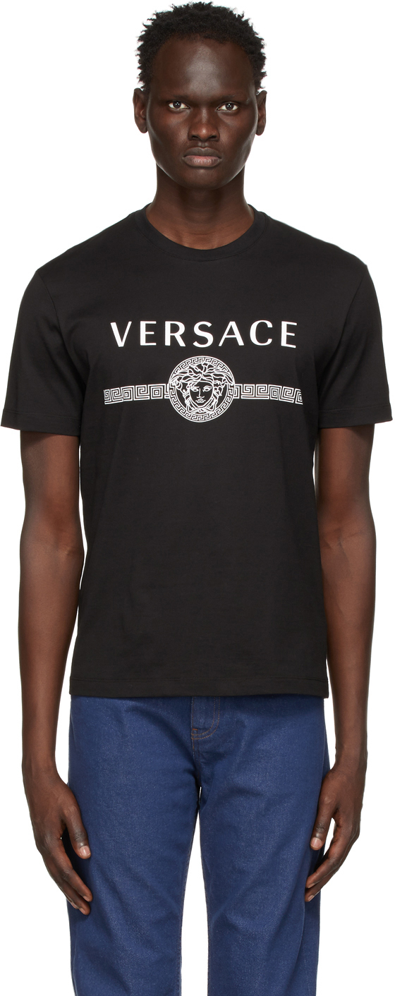 Versace Black Medusa Logo T-Shirt