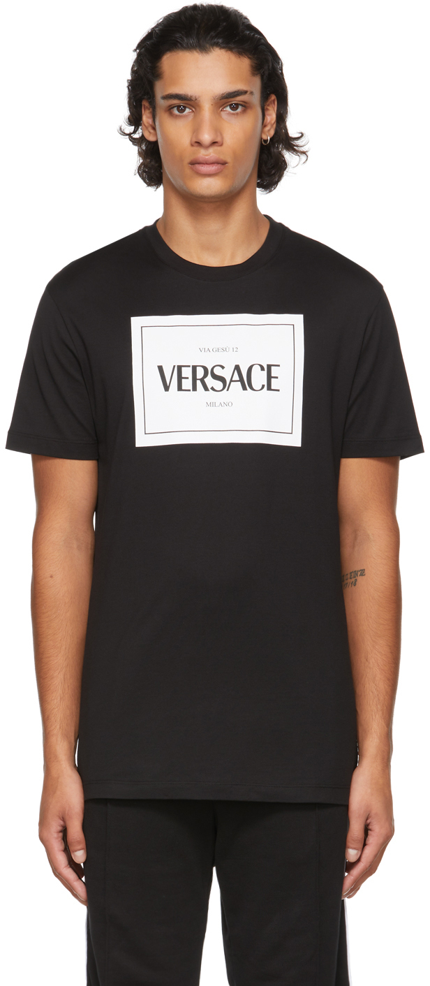 Versace Black Logo T-Shirt