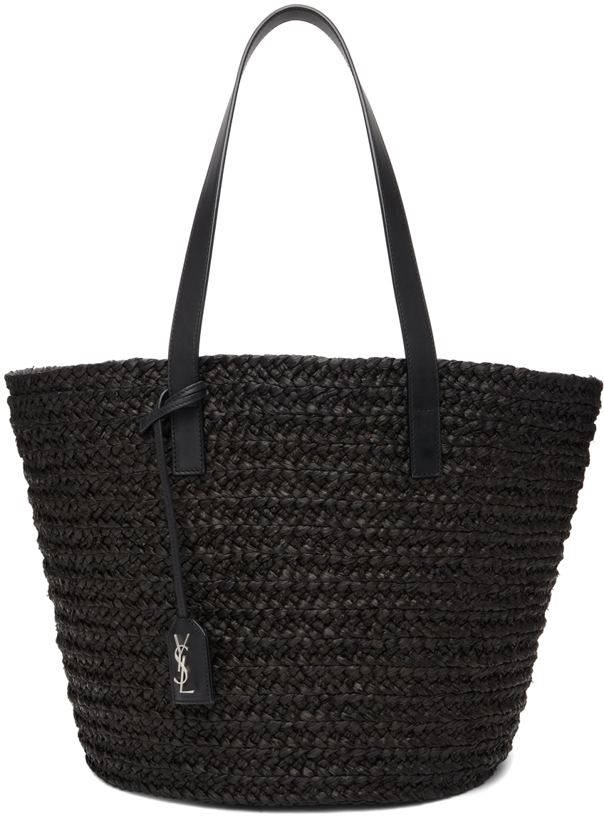 ysl raffia tote