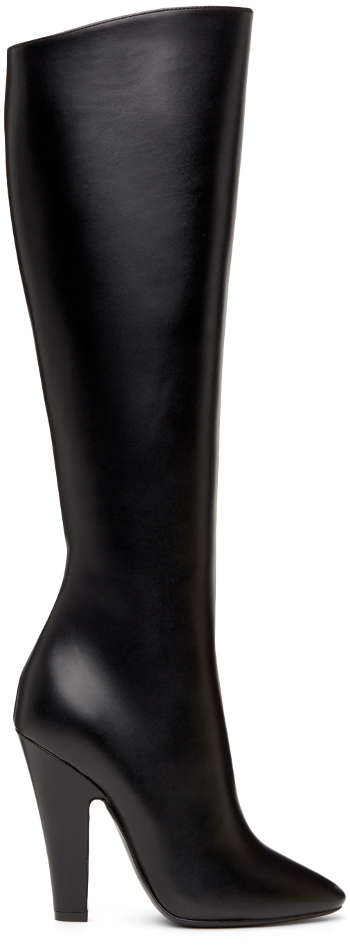 Black Leather 68 Boots