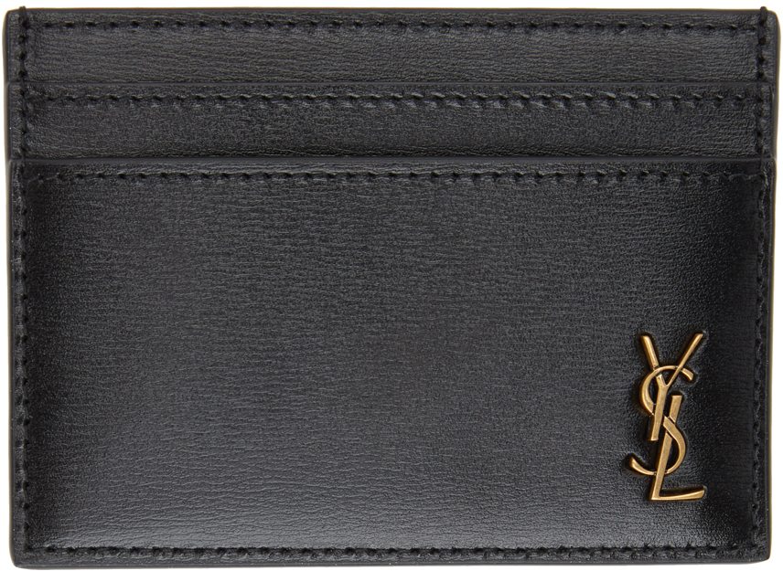ysl card holder ssense