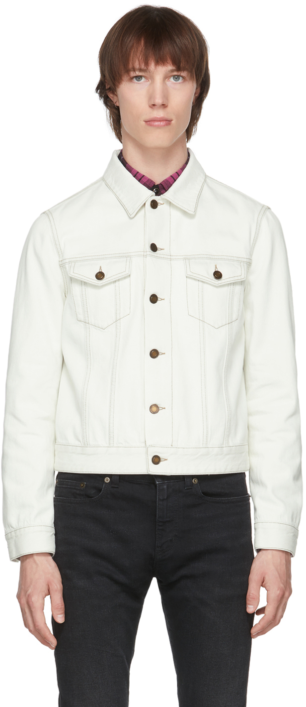 white fitted jacket