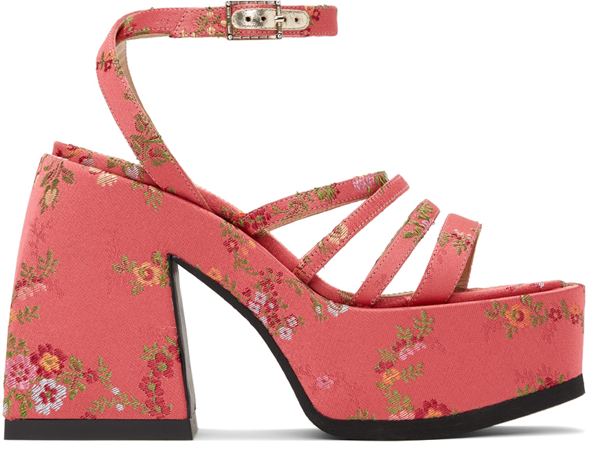Nodaleto Pink Bulla Chibi Heeled Sandals