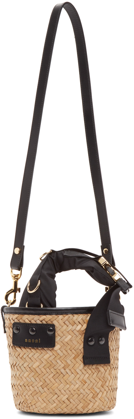 Sacai ベージュ マイクロ Hybrid Marche バッグ