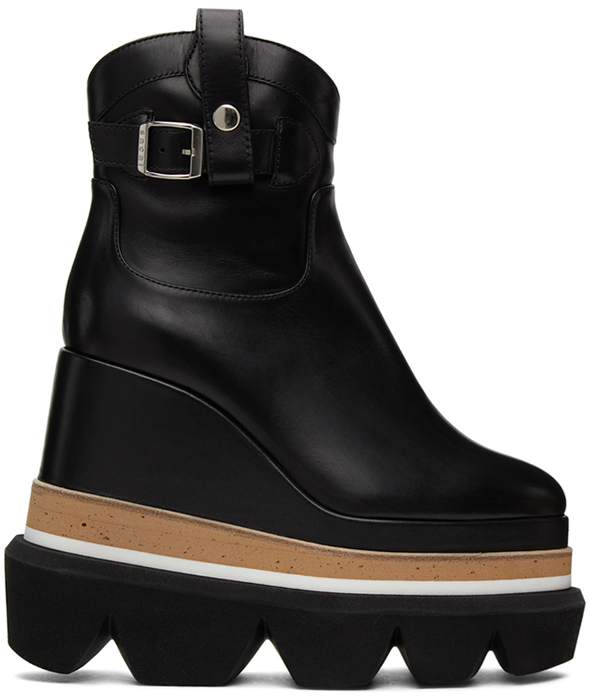 sacai wedge boots