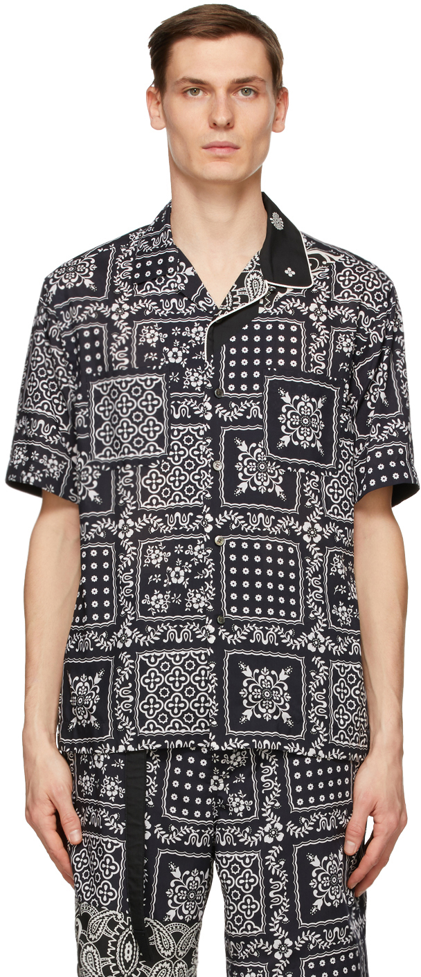 無地・新色登場！ 【美品】sacai 21ss Archive Print Mix shirt - 通販