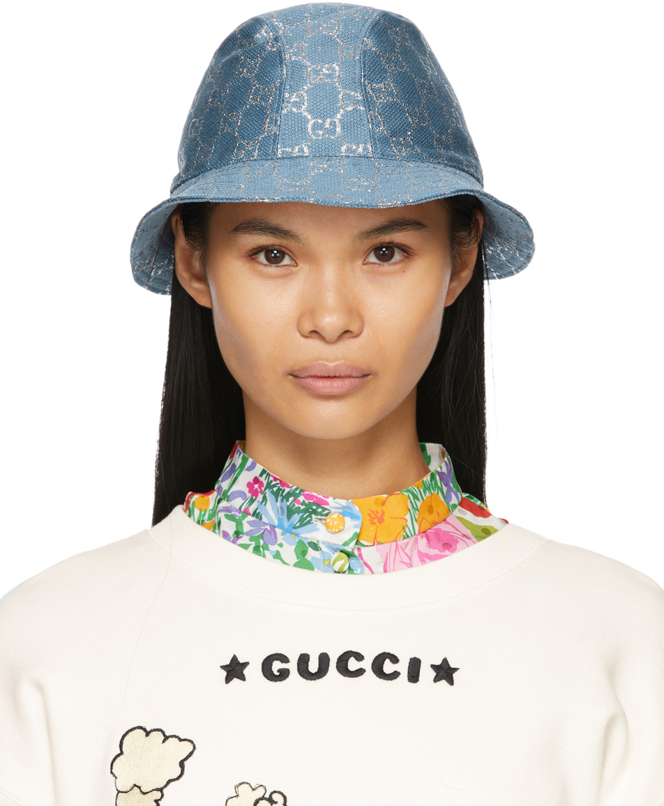 Gucci Lamé GG Bucket Hat