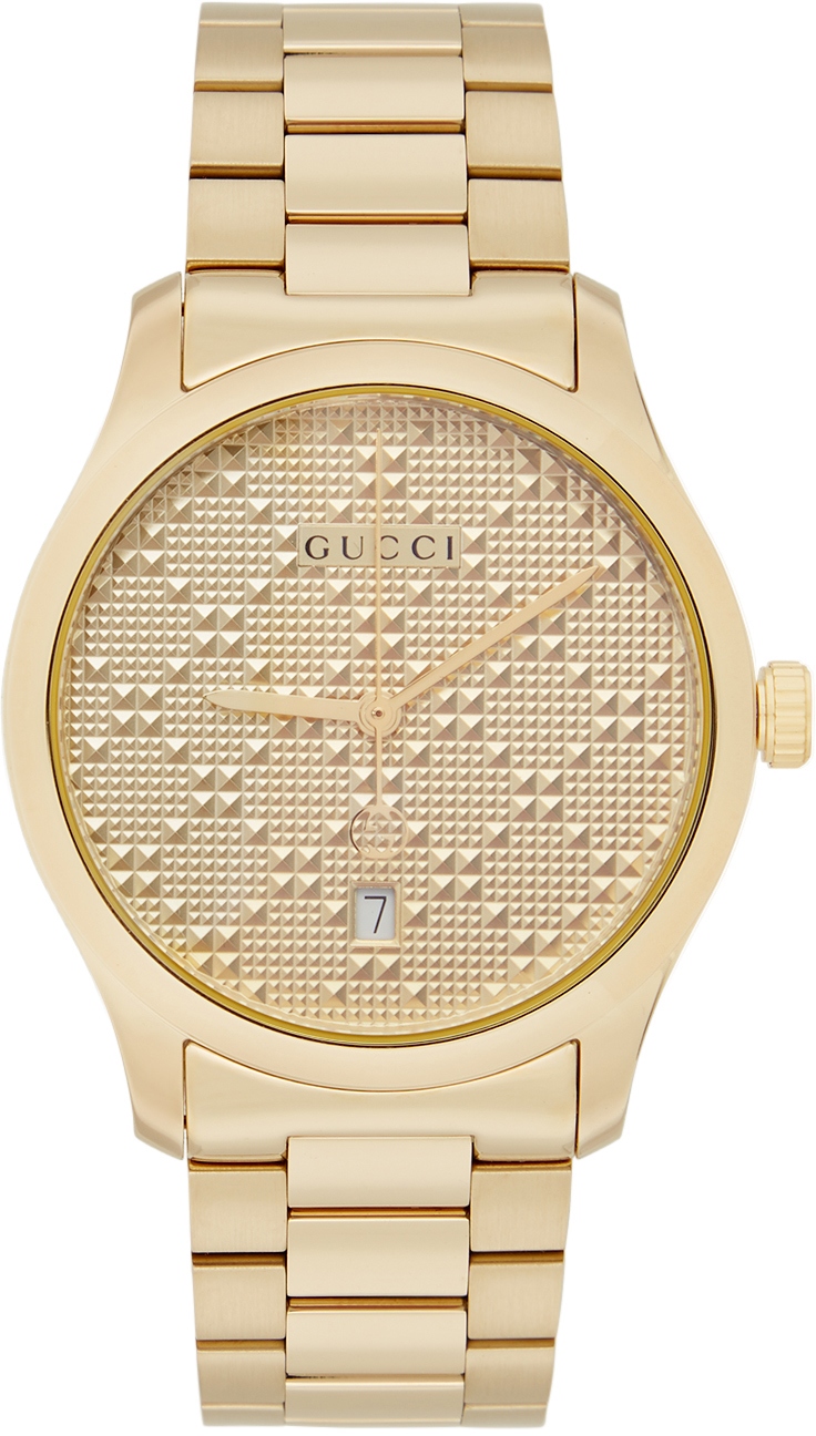 gucci g timeless gold watch