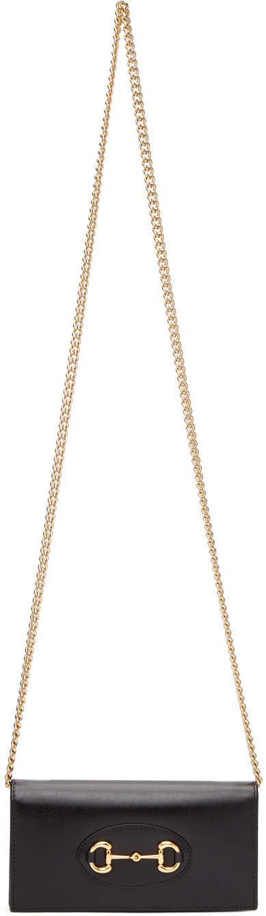 gucci wallet on chain black
