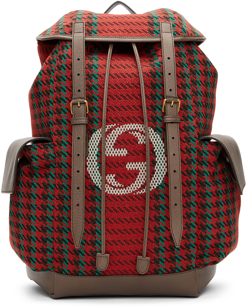gucci backpack red