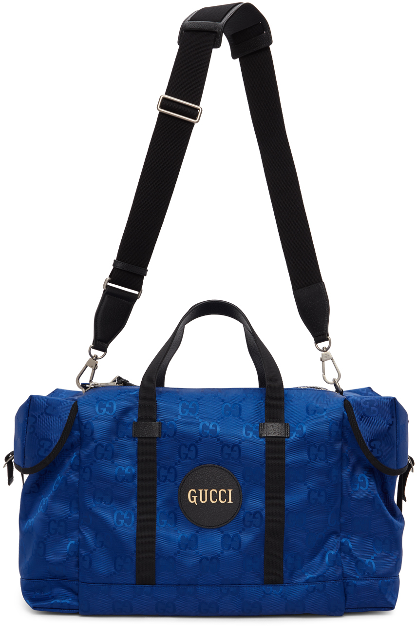 blue gucci duffle bag