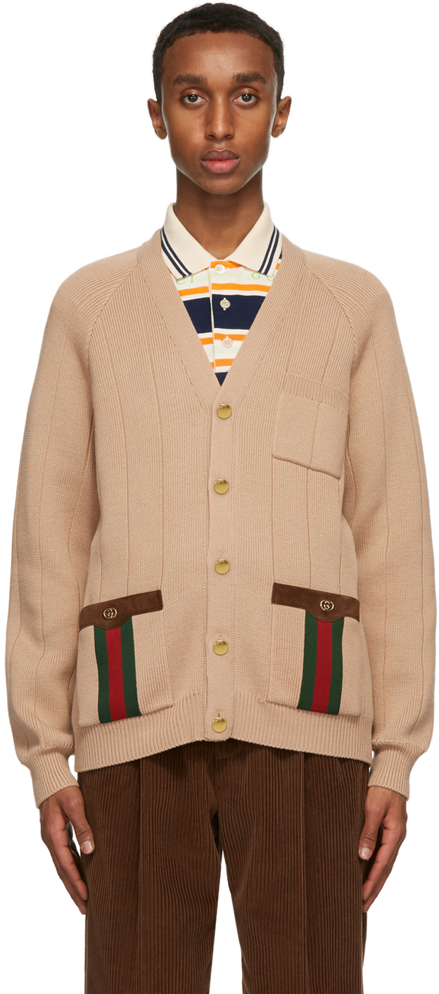 gucci web cardigan