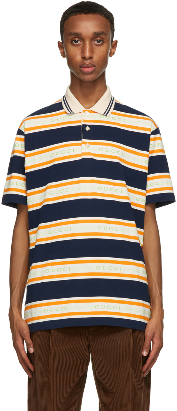 gucci polo navy