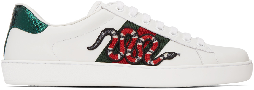 gucci snake tennis shoes