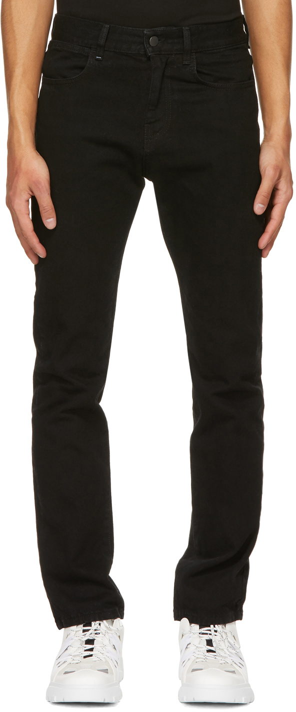 MCQ Black Slim-Fit Jeans