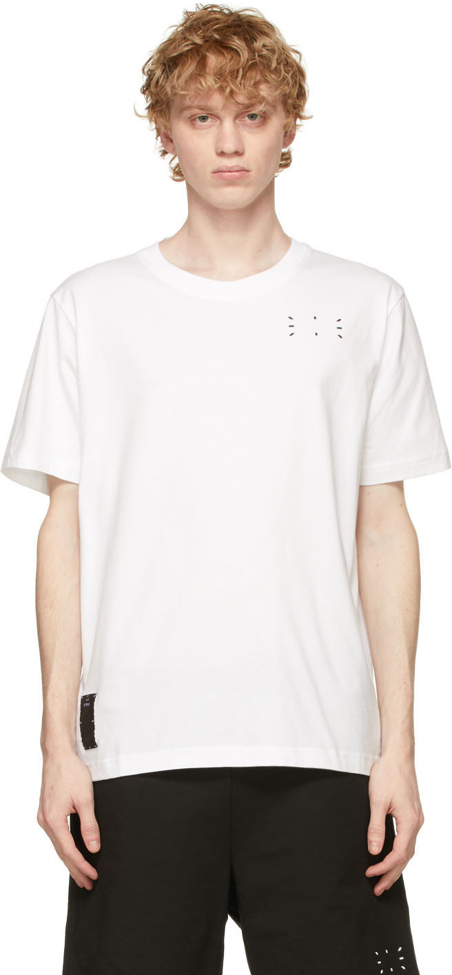 MCQ White Relaxed Logo T-Shirt