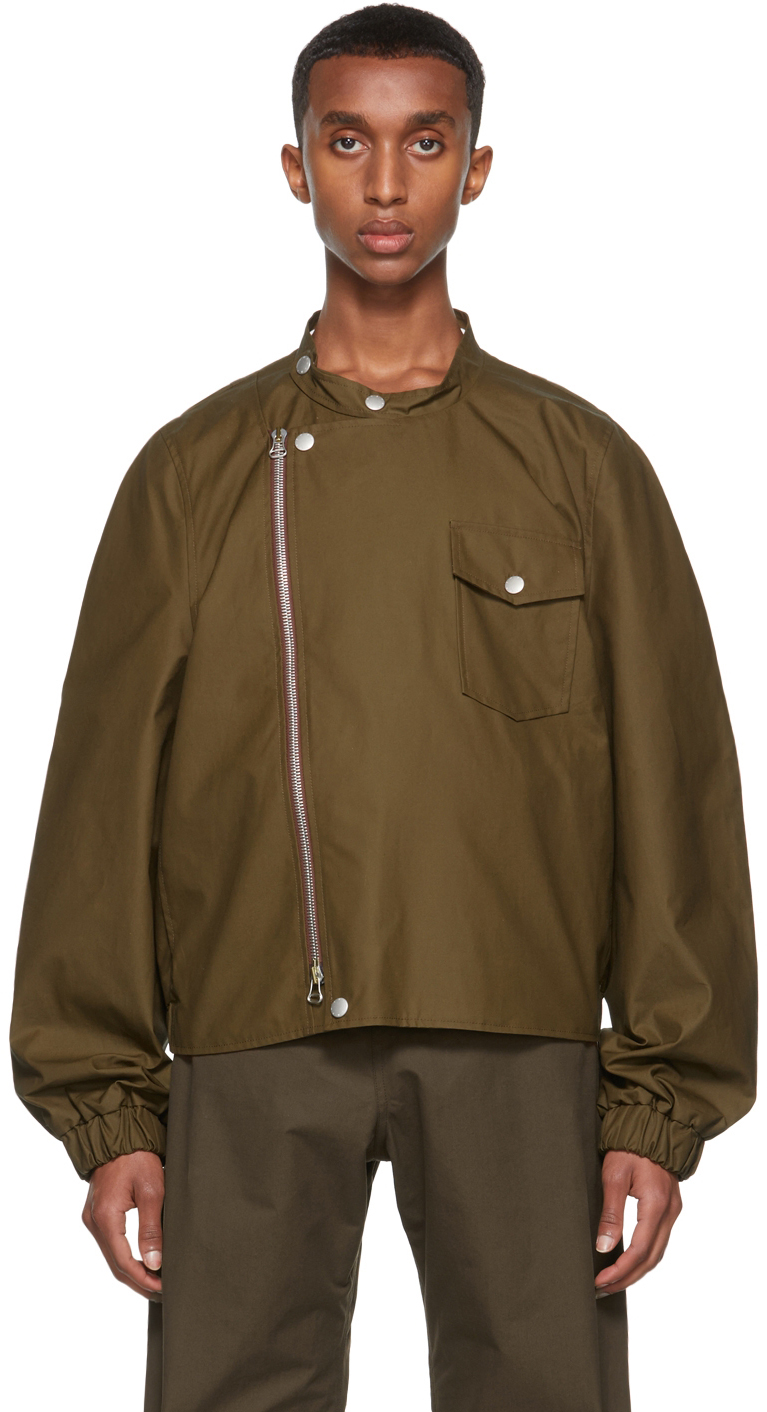 3MAN Khaki Riding Blouson Jacket | Smart Closet