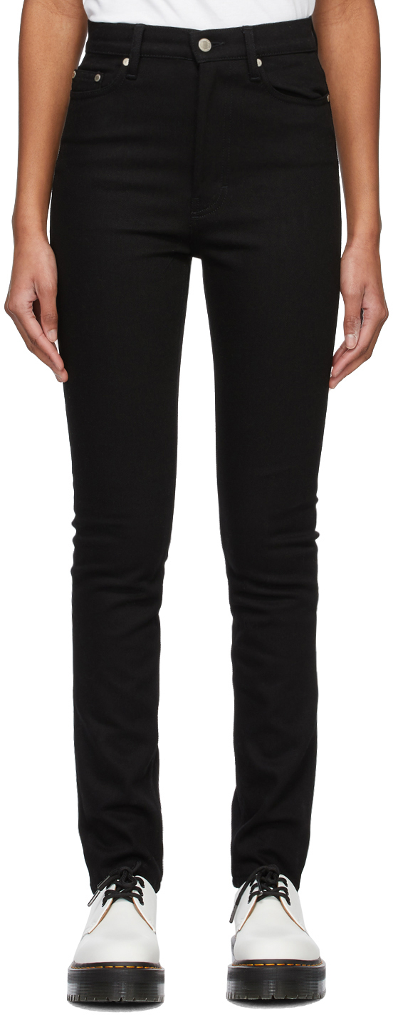 AMI Alexandre Mattiussi Black Skinny Fit Jeans