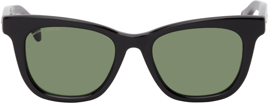 visvim: Black Viator Roadmaster Sunglasses | SSENSE